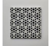 Colourful Elegant Ceramic Moroccan Design Coasters Geometric Mosaic Tiles With Cork Base and Intricate Details (Style 25)