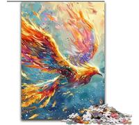 Colourful Fantasy Phoenix Jigsaw Puzzles 1000 Pieces for Adults Teens, Challenging Game And Family Play Educational Game for Birthday, Chrismas (50x75cm)