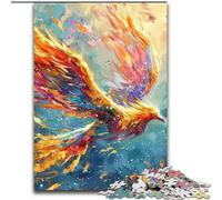 Colourful Fantasy Phoenix Puzzles for Adults And Teenagers, Family Entertainment Toys Is Ideal As A Gift for The Whole Family (26x38cm)