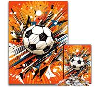 Colourful Football Puzzles for 1000 Piece Impossible Jigsaw Puzzles for Adults Family Activity, Brain Teaser, Home Decor, 26X38CM/10.23x14.96inch