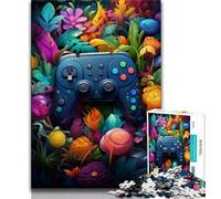 Colourful Gamepad 1000 Piece Jigsaw Puzzles for Teenagers,Family Game Stress Reliever Difficult Challenge Great Gifts And Toys (38x26cm)