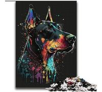 Colourful German Shepherd 2000 Pieces Jigsaw Puzzle For Adults Teens, Pattern Assembly Deal As Gifts for The Whole Family Suitable for And 14 (70x100cm)