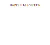 Colourful Happy Halloween Sweatshirt - White - L - White