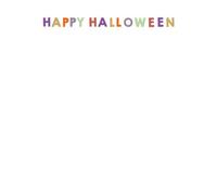 Colourful Happy Halloween Women's T-Shirt - White - XL - White