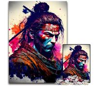 Colourful Japanese Ninja Jigsaw Puzzles 1000 Pieces for Adults Challenging Puzzles Interactive Family Game, DIY Home Decor Brain Challenge Gift 26X38CM/10.23x14.96inch