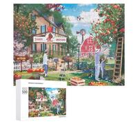 Colourful Jigsaw Puzzle for Adults, Apple Orchard Fun, 500 PCS