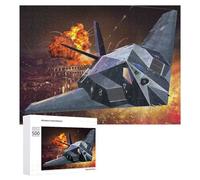 Colourful Jigsaw Puzzle for Adults, F117 Night Hawk Stealth, 500 PCS