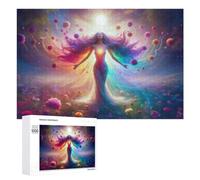 Colourful Jigsaw Puzzle for Adults, Open Heart to Bloom, 1000 PCS