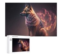 Colourful Jigsaw Puzzle for Adults, Spirit German Shepherd, 1000 PCS