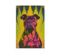 Colourful Kangal Dog Art Canvas Poster Wall Art Decor Print Picture Paintings for Living Room Bedroom Decoration 20x30inch(50x75cm)