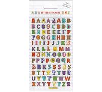 Colourful Letters Sparkly Reusable Stickers | Perfect for Craft Activities for Children and Adults | Reusable on Non-Porous Surfaces
