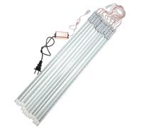 (Colourful Light, EU Plug) 192LED 30/50CM 192/288 LED 50CM Curtain Fairy Lights Home Party String Lamp Xmas IP65 Christmas Decorations Clearance Christmas Lights