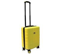 Colourful Lightweight Hard Shell ABS Suitcase 360 Degree Spinning Wheels - Quality Luggage - Yellow - 20" Small