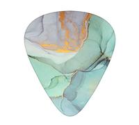 colourful marble The guitar pick, for acoustic, electric, bass guitars - natural touch, 12 pack, multi-color.