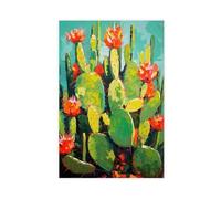 Colourful Mexican Cactus Canvas Poster Wall Art Decor Print Picture Paintings for Living Room Bedroom Decoration 16x24inch(40x60cm)