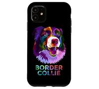 Colourful Mighty Border Collie Mighty Dog Breed Collie Case for iPhone 11