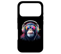 Colourful Monkey With Headphones & Glasses Musical Monkey Case for iPhone 17 Pro