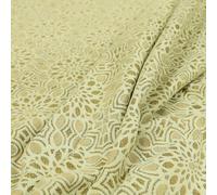 Colourful Moroccan Uniform Upholstery Fabric, Beige, 10cm x 8cm Sample | Medallion, Sample swatch for colour match