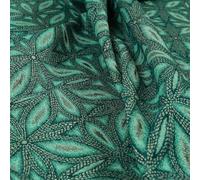 Colourful Moroccan Uniform Upholstery Fabric, Blue, 10cm x 8cm Sample