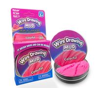 Colourful Mud - 2 x Squeezable Exciting Putties Non-Toxic Long Lasting Non-Drying Stress Relief Hand Exercise Science Learning & Fun for Kids