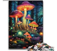 Colourful Mushroom Art Jigsaw Puzzles for Teenagers 2000, Pattern Assembly Deal As Gifts for The Whole Family Suitable for And 14 (70x100cm)