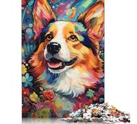 Colourful Mushroom Art Puzzle Relax Challenge Toy Premium Cardboard Jigsaw Puzzle for Adult Children 1000pcs (75x50cm)