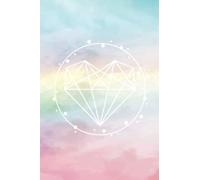 Colourful Notebook Journal: Beautiful Rainbow Colourful Clouds Heart design Notebook. 120 pages to write your manifesting notes, intentions, goals and ... Daily Journal. Positive Affirmations. Diary