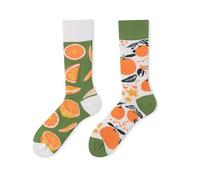 Colourful Odd Crew Socks for Men & Women - Mismatched Socks Cartoon Animal, Fruit & Art Designs, Fun Casual Long Socks, Ideal Gifts for Adults & Teens