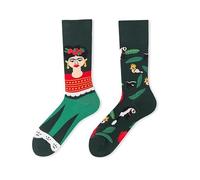 Colourful Odd Crew Socks for Men & Women - Mismatched Socks Cartoon Animal, Fruit & Art Designs, Fun Casual Long Socks, Ideal Gifts for Adults & Teens