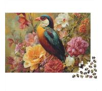 Colourful Parrot Jigsaw Puzzle Extremely Difficult, Very Hard to Complete Suitable for Adults 300pcs (40x28cm)
