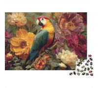 Colourful Parrot Jigsaw Puzzle Extremely Difficult, Very Hard to Complete Suitable for Adults 300pcs (40x28cm)