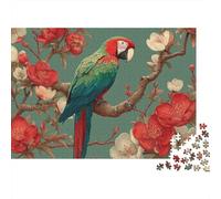 Colourful Parrot Jigsaw Puzzle Fun Educational Game Suitable for All The Family High Difficulty But Not Boring 300pcs (40x28cm)