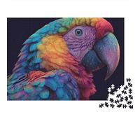 Colourful Parrot Jigsaw Puzzles A Brain-teasing Game Designed for Teenagers And Adults Cool And Fun Super Challenging 300pcs (40x28cm)
