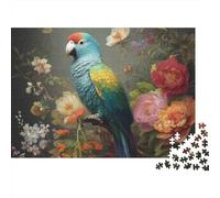 Colourful Parrot Jigsaw Puzzles Extremely Challenging Suitable for All Ages And Genders Strengthens Bonds Passes The Time 500pcs (52x38cm)