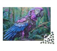 Colourful Parrot Jigsaw Puzzles Highly Challenging Great Fun The Perfect Way to Pass The Time Decorative Puzzle Pieces 300pcs (40x28cm)