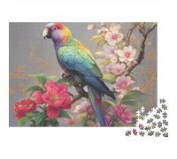 Colourful Parrot Jigsaw Puzzles Highly Challenging Great Fun The Perfect Way to Pass The Time Decorative Puzzle Pieces 500pcs (52x38cm)