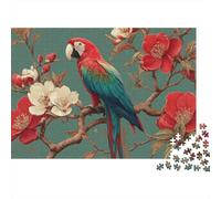 Colourful Parrot Jigsaw Puzzles Highly Challenging Great Fun The Perfect Way to Pass The Time Decorative Puzzle Pieces 300pcs (40x28cm)