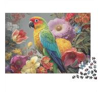 Colourful Parrot Jigsaw Puzzles Moderately Challenging Ideal for Decorative Display Perfect for Passing The Time 1000pcs (75x50cm)