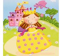 Colourful Party Lunch Napkins - Pack of 20 (Princess)