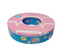 Colourful Party Rings Minis Biscuit Tin 126g with 6 Mini Bags Crunchy Iced Biscuits Fun Shaped Cookies Sweet Snack Treat Sharing Variety Gift Tin for Kids Adults Parties