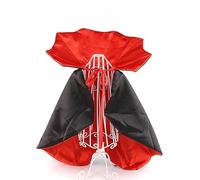 Colourful Pet Hanging with Horn Vampire Cat Cape Halloween Dog Cat Devil Cape Adjustable Halloween Gothic Dog Costumes Funny Dog Cosplay Dress Dog Vampire Devil Costume Dog Vampire Vampire Devil