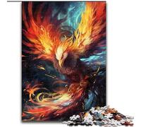 Colourful Phoenix Bird Jigsaw Puzzles for Teenagers 1000, for 14+ Train Your Brain And Your Hands Christmas Game Gifts (26x38cm)