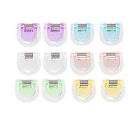 Colourful Plastic Binding Clips 12 Pcs, Durable Colorful Binder Clips for Fixing Loose-Leaf Paper, Perfect for Office, Home, and School Use, Essential Stationery for Students and Teachers