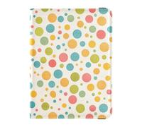Colourful Polka Dots Passport and Vaccine Card Wallet Combo Passport Case Travel Documents Wallet Passport Holder Case for Travel Essential Waterproof