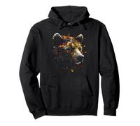 Colourful Polygon Bear - Zoo Art Animal Bear Pullover Hoodie