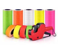 Colourful Pricing Gun Labels 12 x 21 (5000, Yellow, 12 x 21)
