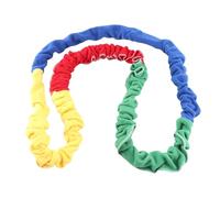 Colourful Pulling Rope for Outdoor Children Training Activities, Elastic Tension Design, Safe Plush and Rubber Material, Ideal for Sensory Integration, 1PC