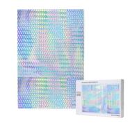 Colourful Rainbow Colour Hologram Holographic,1000 Pieces Adults Puzzle Game Challenging Puzzles,Jigsaw Puzzles