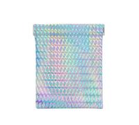 Colourful Rainbow Colour Hologram Holographic, Squeeze Top Wallet Women Storage Bag Small Coin Purse Change Pouch