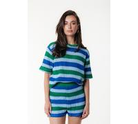 Colourful Rebel Nolita Crochet Stripe Short Multicolor size S | Mini Skirts Outlet | Women S